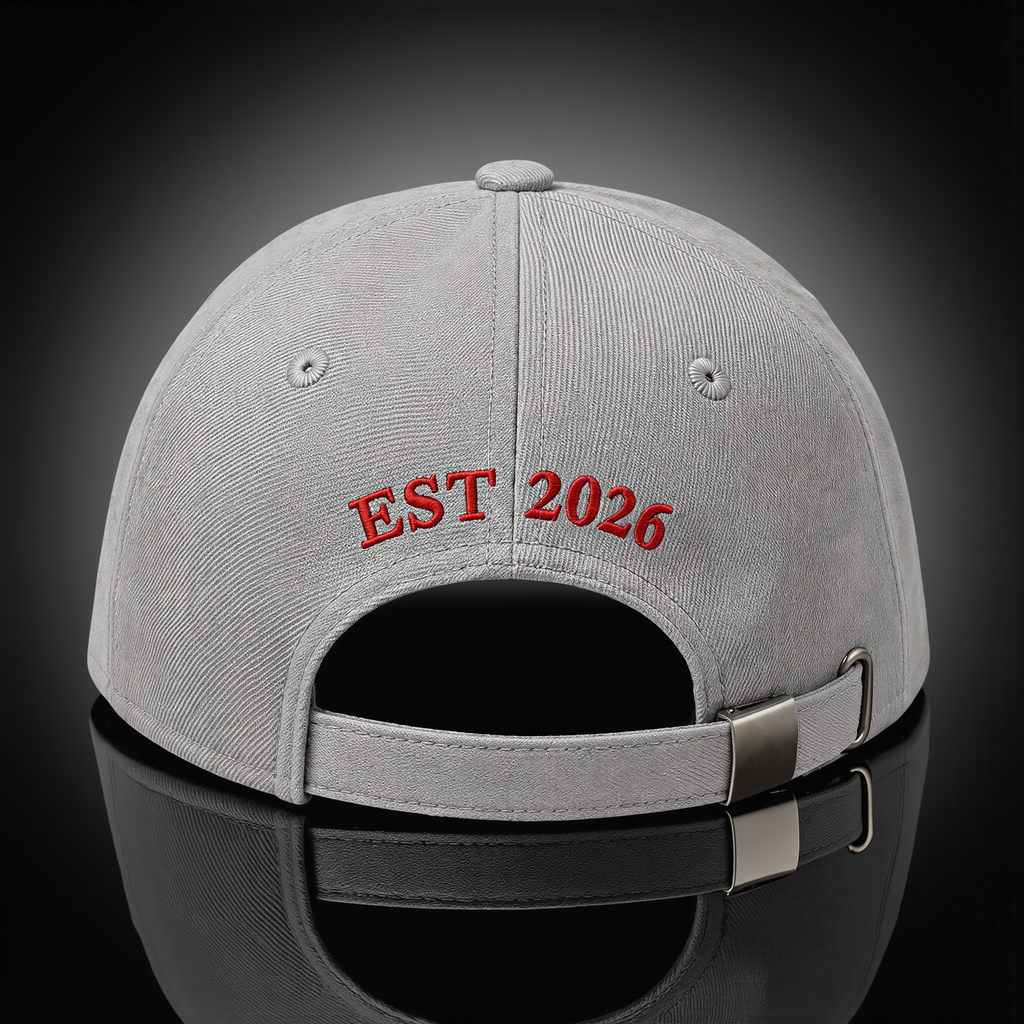 Signature Cap Fog back view – adjustable back band detail, Clone Clothing limited drop